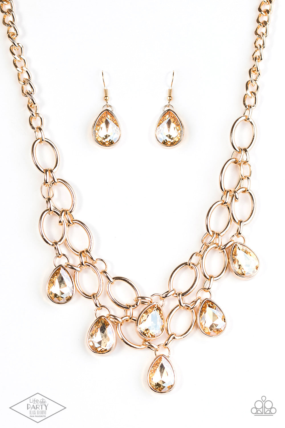 Paparazzi - Show-Stopping Shimmer - Gold Necklace