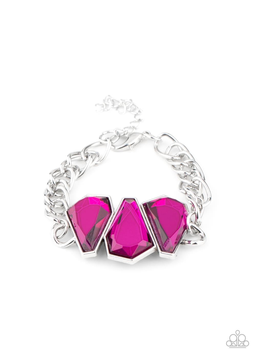 Paparazzi - Raw Radiance - Pink Bracelet