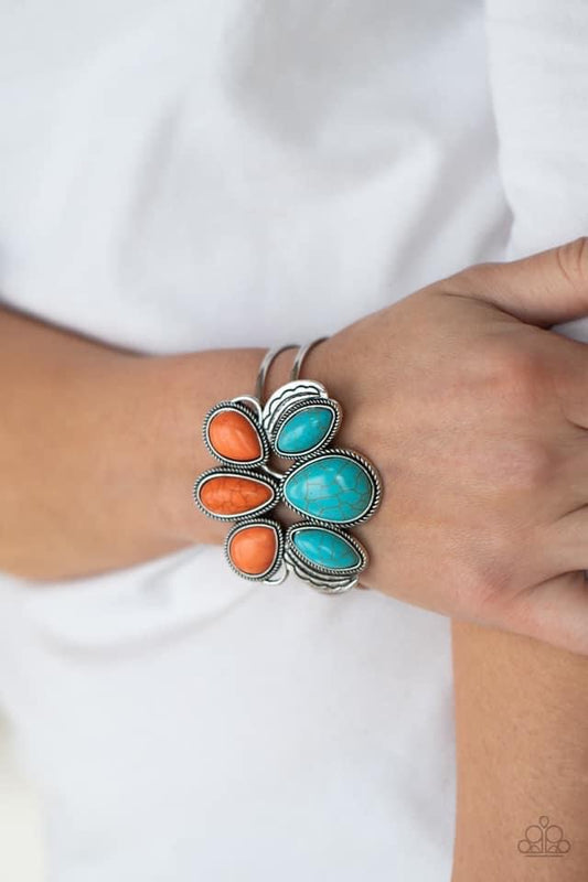 Paparazzi - Botanical Badlands - Orange Bracelet