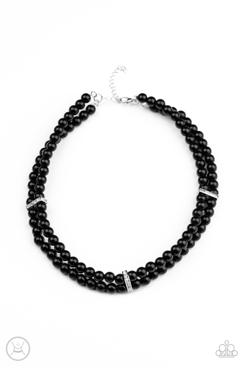 Paparazzi - Put On Your Party Dress - Black Necklace