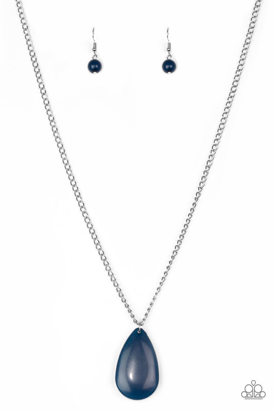 Paparazzi- So Pop-YOU-lar - Blue Necklace