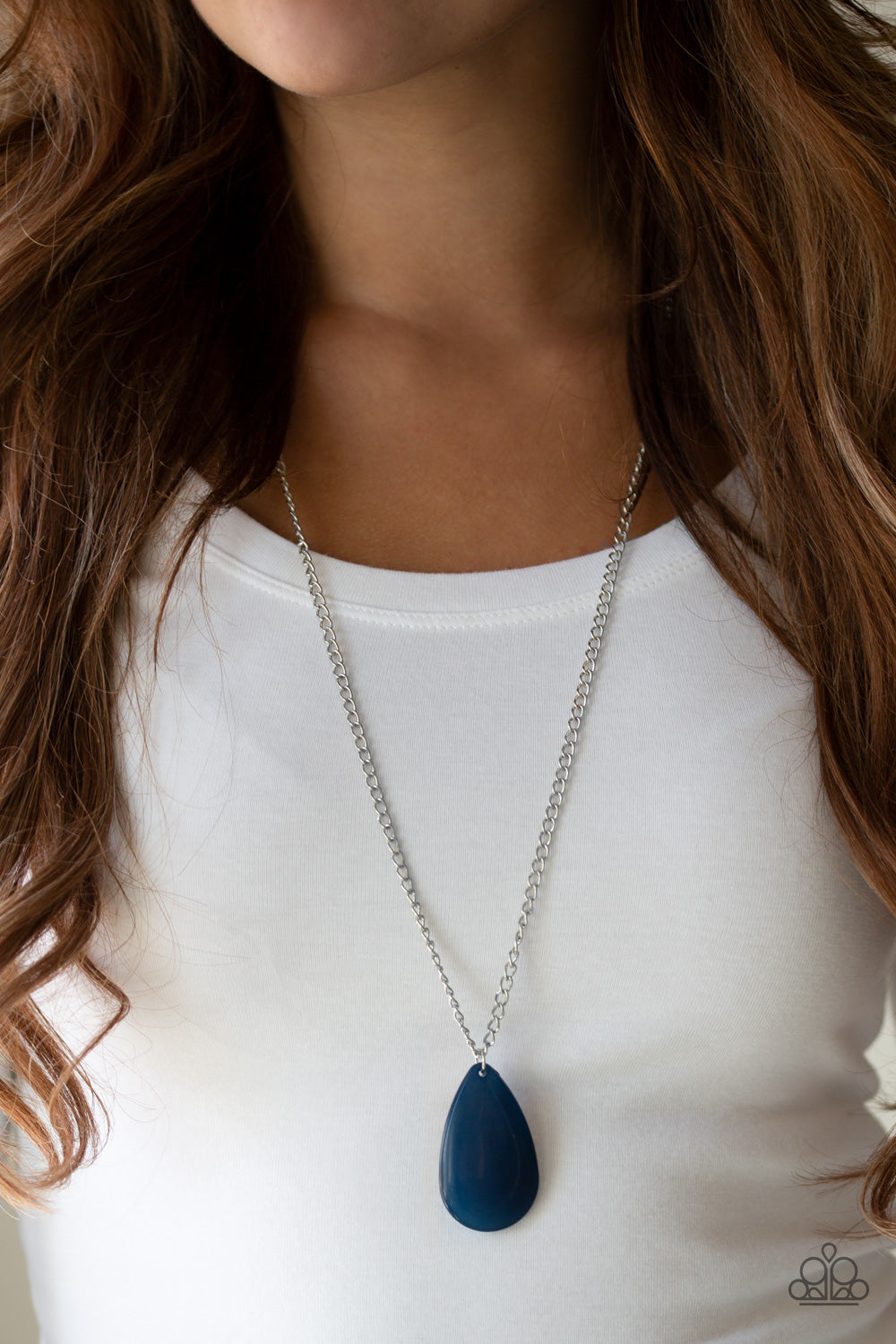 Paparazzi- So Pop-YOU-lar - Blue Necklace