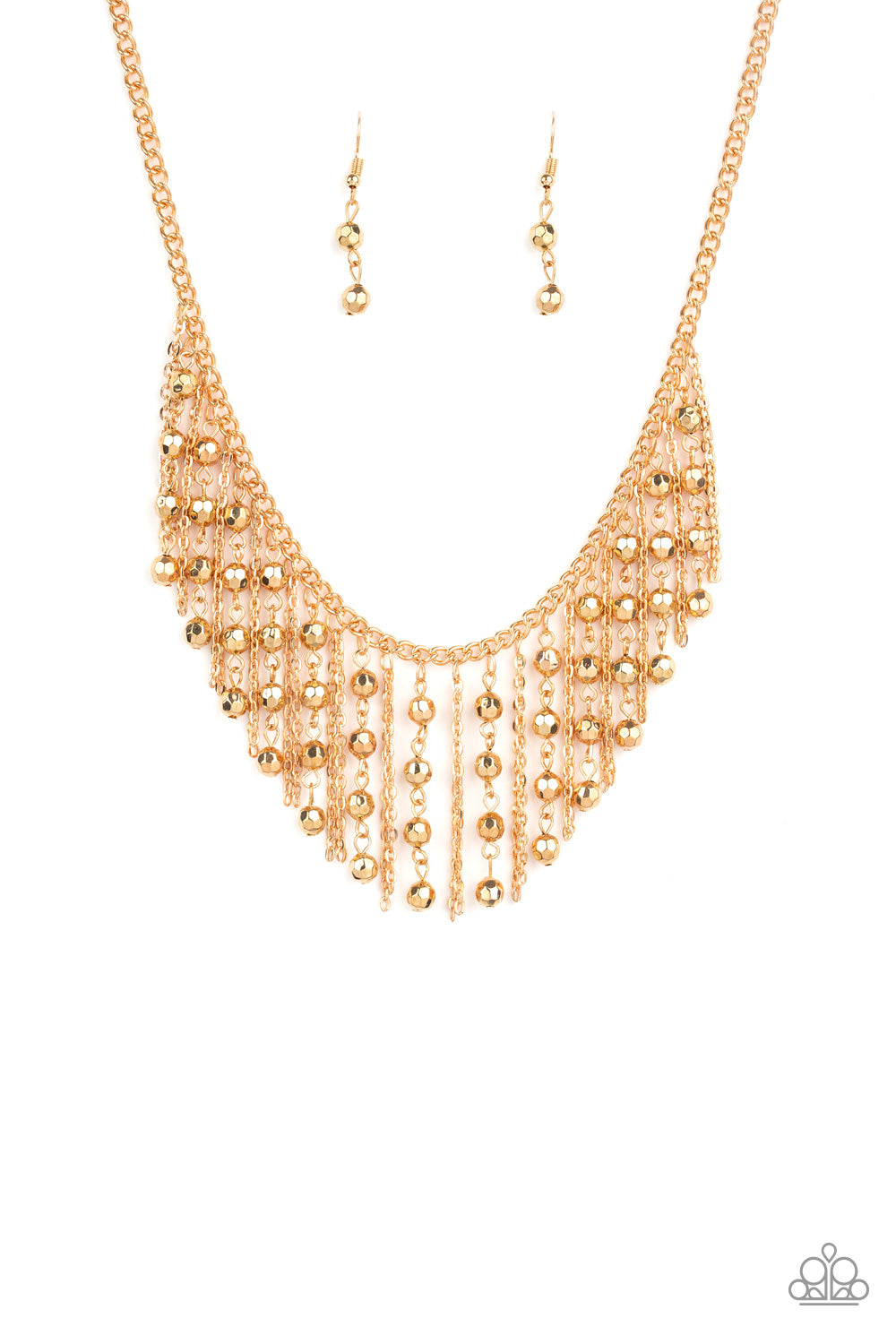 Paparazzi- Rebel Remix - Gold Necklace
