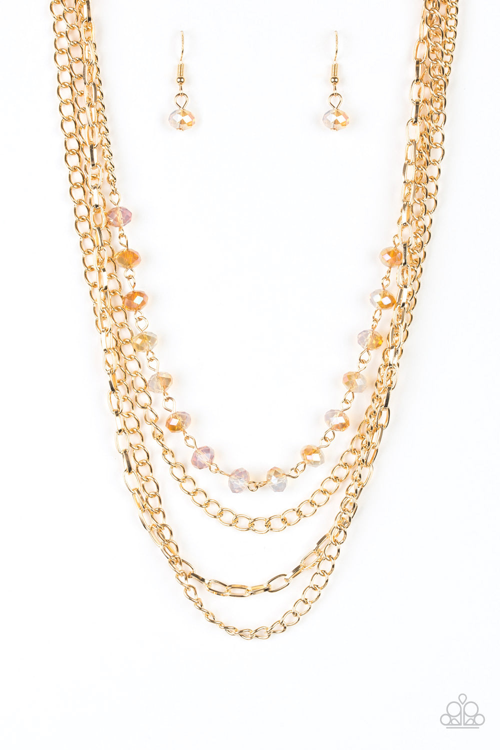 Paparazzi - Extravagant Elegance - Gold Necklace
