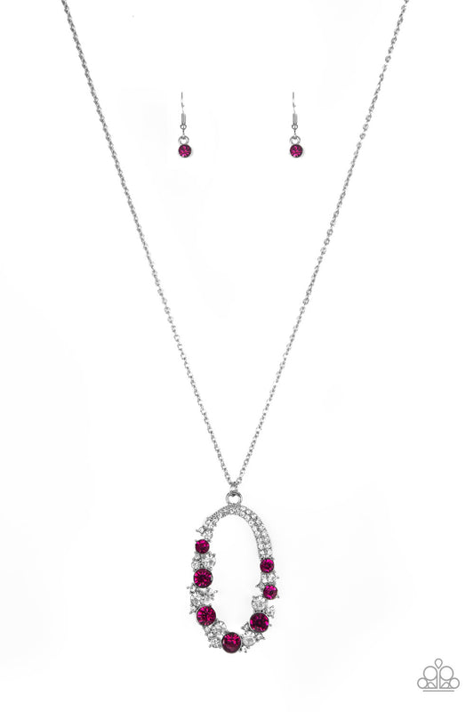 Paparazzi - Spotlight Social - Pink Necklace