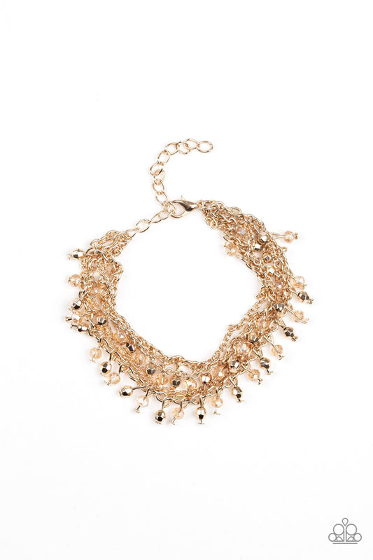 Paparazzi - Cash Confidence - Gold Bracelet