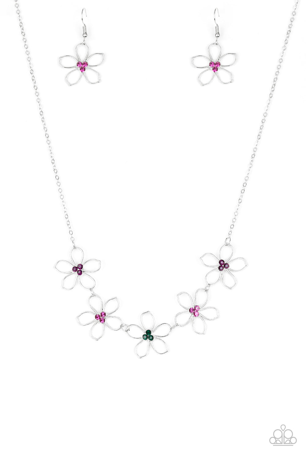 Paparazzi - Hoppin Hibiscus - Multi Necklace