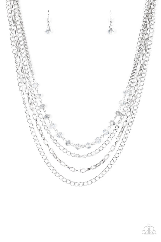 Paparazzi - Extravagant Elegance - Silver Necklace