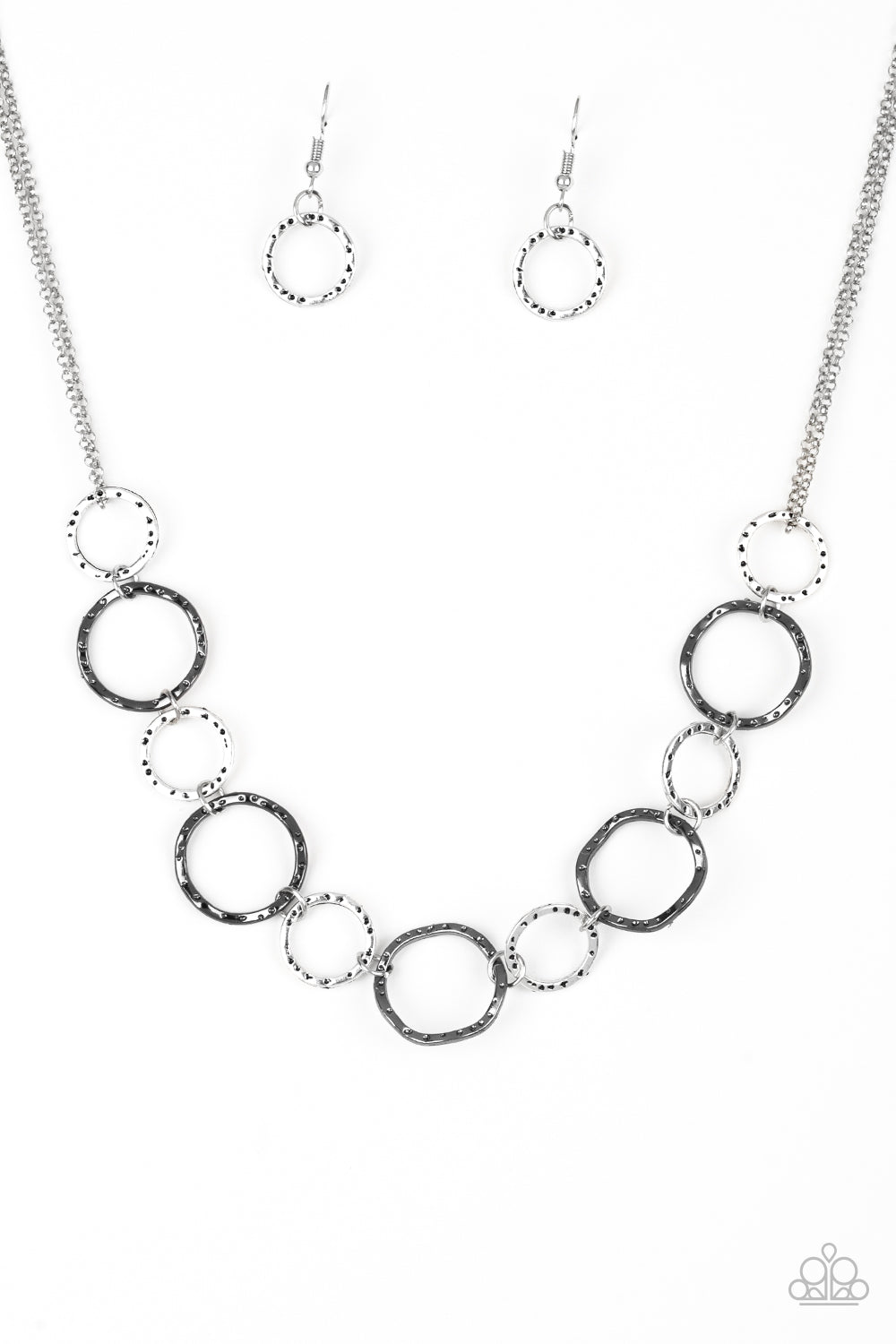 Paparazzi - Circus Show - Multi Necklace and Ring Up the Curtain Multi Bracelet