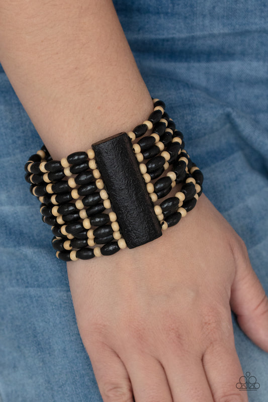 Paparazzi - Cayman Carnival Black Bracelet