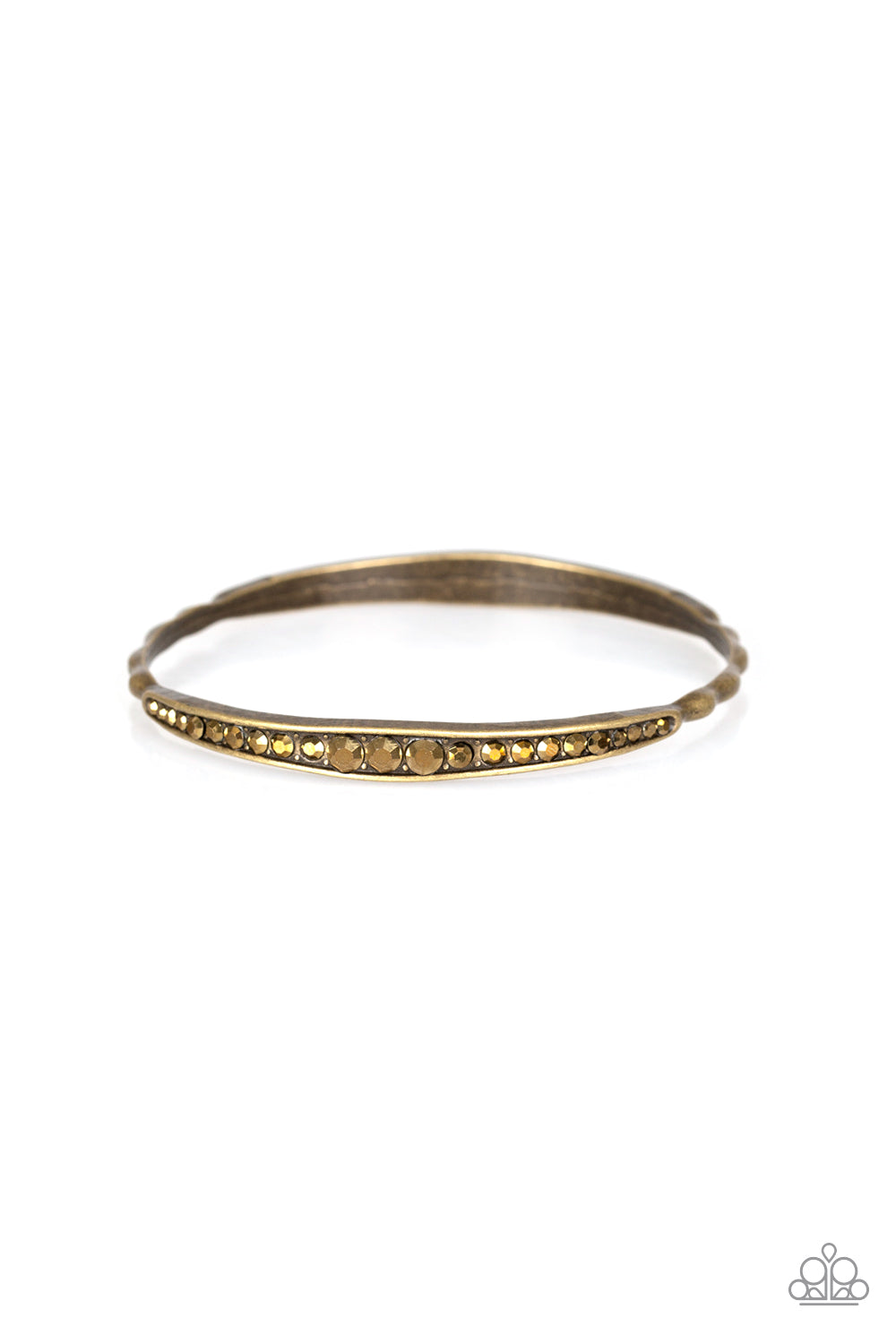 Paparazzi - Just SPARKLE and Wave - Brass Bracelet