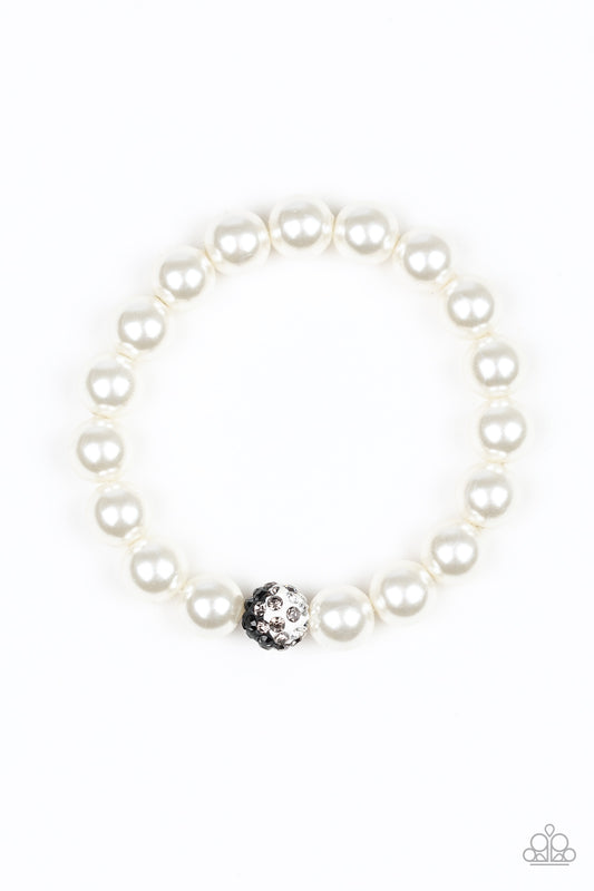 Paparazzi - Voila! - White Bracelet