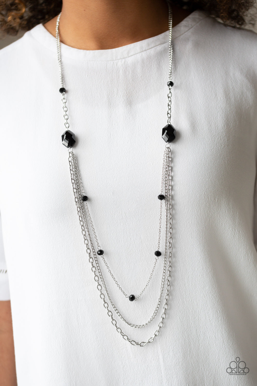 Paparazzi - Dare To Dazzle - Black Necklace