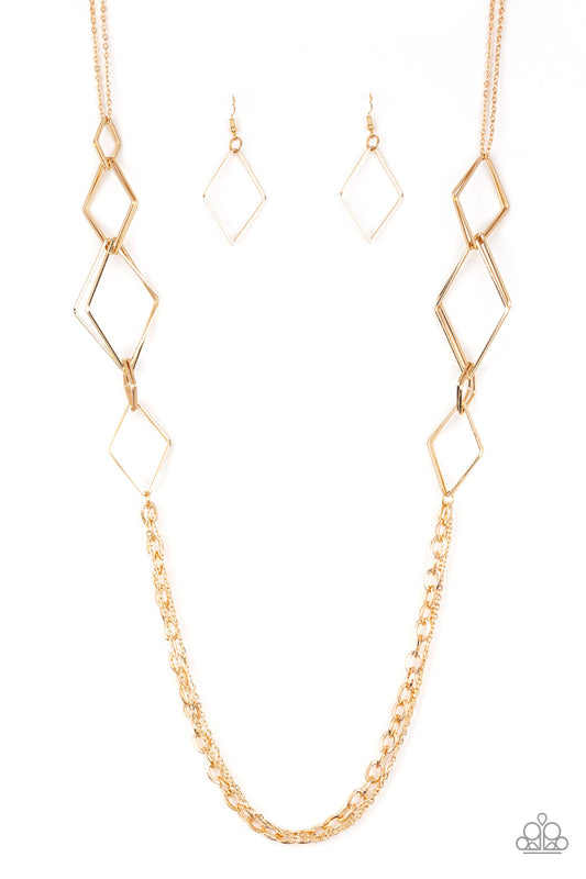 Paparazzi- Fashion Fave - Gold Necklace