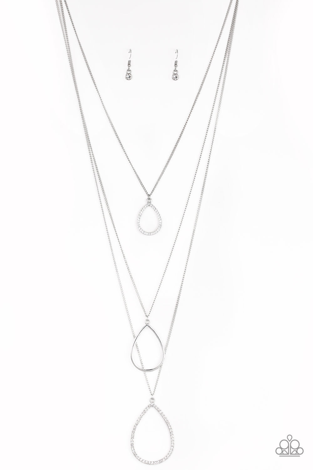 Paparazzi - Make The World Sparkle - White Necklace