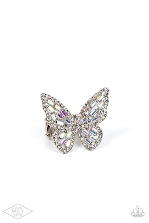 Paparazzi - Flauntable Flutter Multi Butterfly Ring