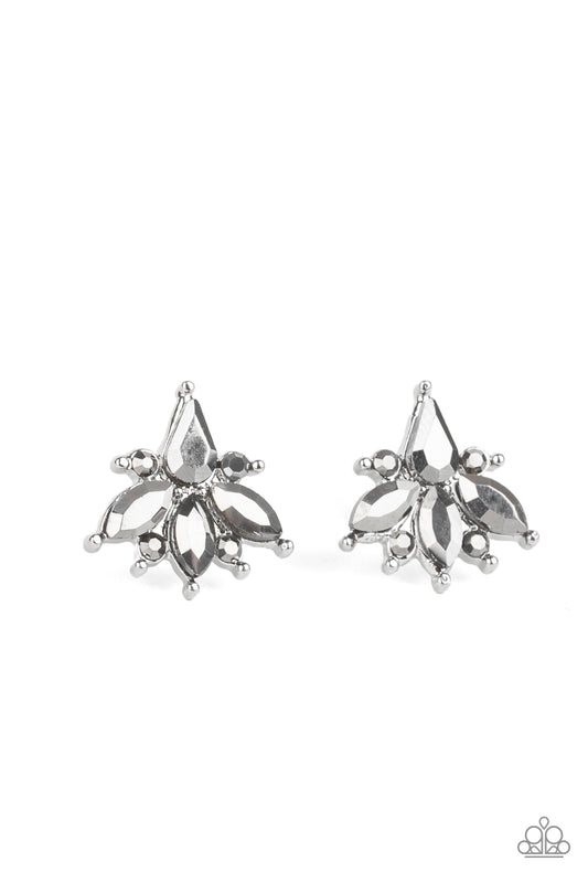 Paparazzi - Stellar Sheen - Silver Earrings