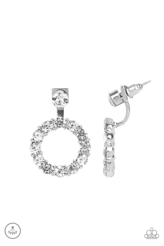 Paparazzi - Diamond Halo - White Post
