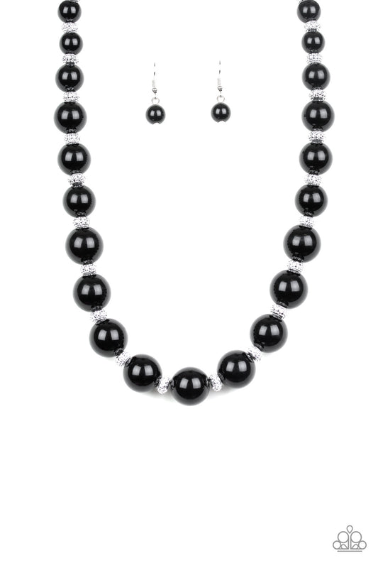 Paparazzi - Uptown Heiress - Black Necklace