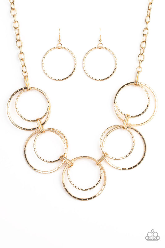 Paparazzi- Radiant Revolution - Gold Necklace