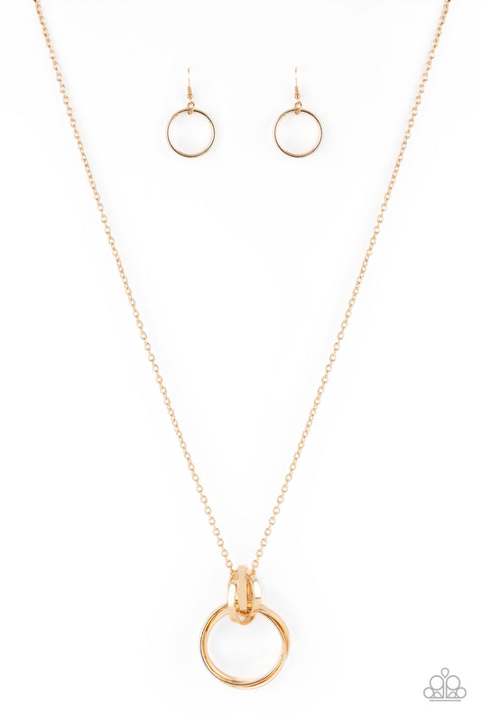Paparazzi- Innovated Idol - Gold Necklace