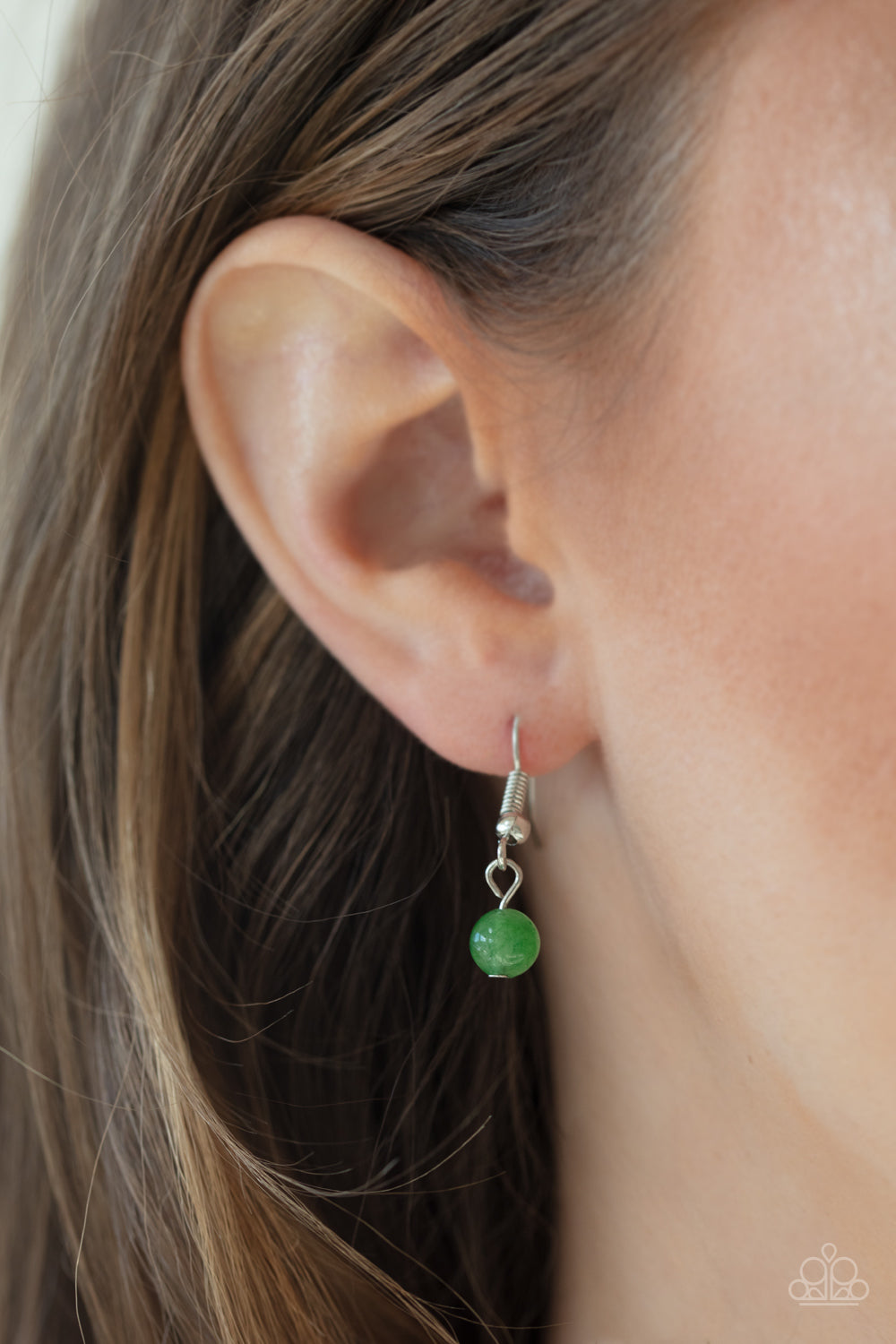 Paparazzi- Dewy Desert - Green Necklace