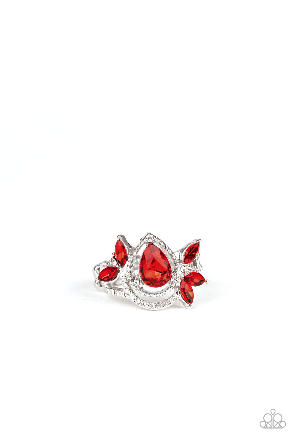 Paparazzi - Eden Elegance - Red Ring
