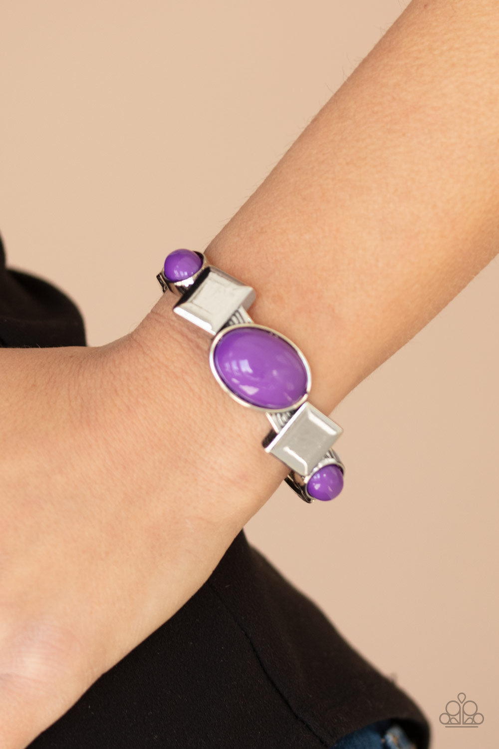 Paparazzi- Abstract Appeal - Purple Bracelet