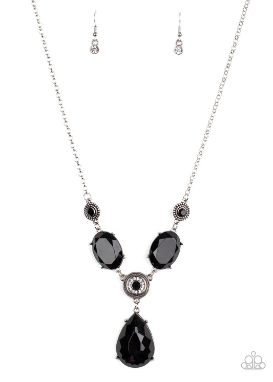 Paparazzi - Heirloom Hideaway - Black Necklace