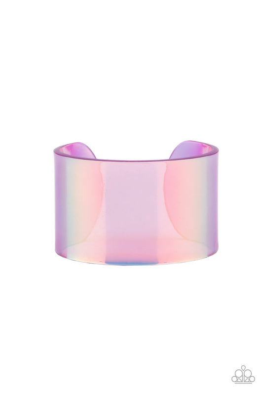 Paparazzi - Holographic Aura - Purple Bracelet