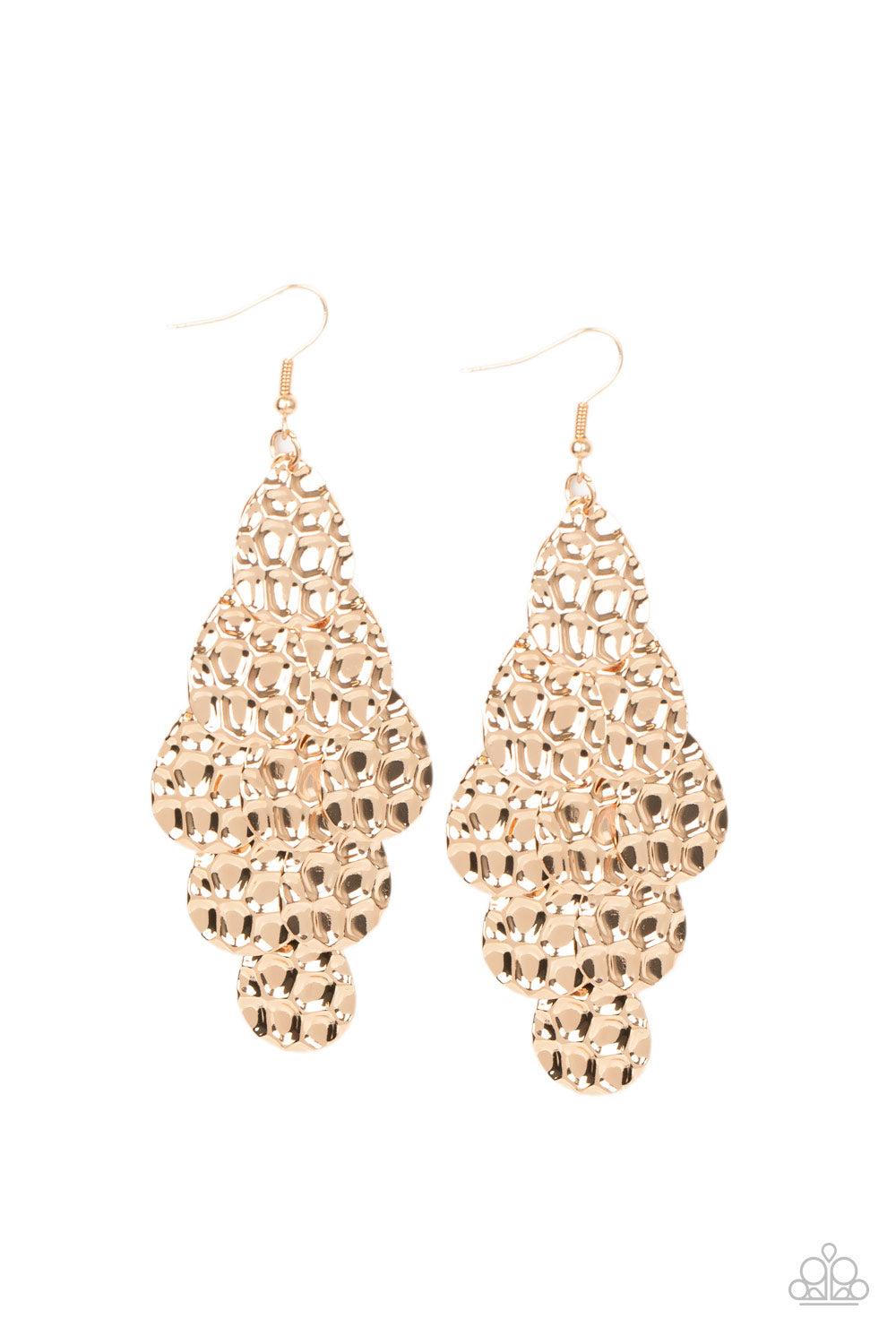 Paparazzi- Instant Incandescence - Gold Earrings