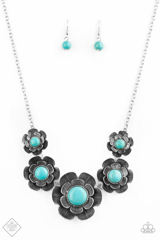 Paparazzi - Bountiful Badlands - Blue Necklace