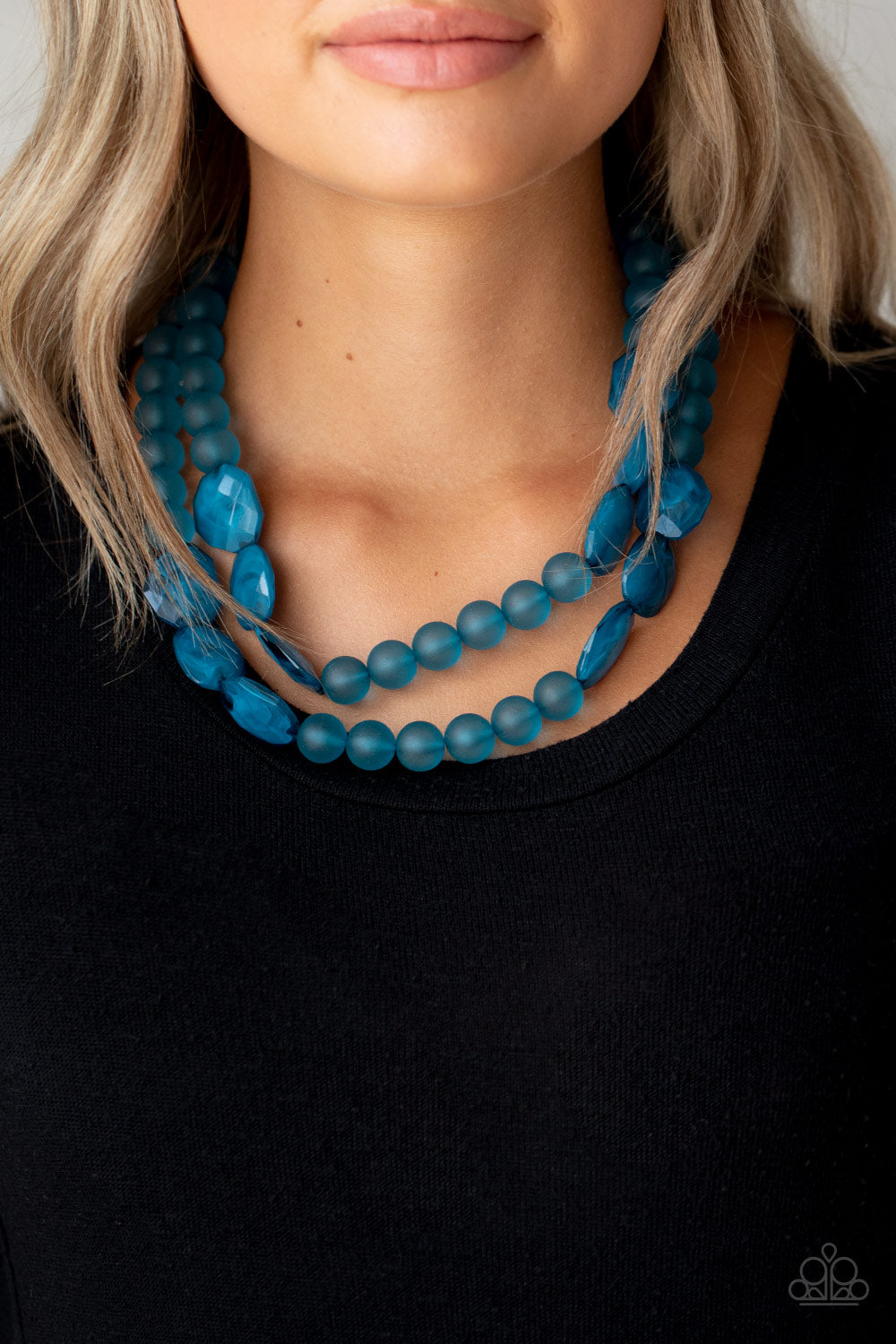 Paparazzi - Arctic Art - Blue Necklace