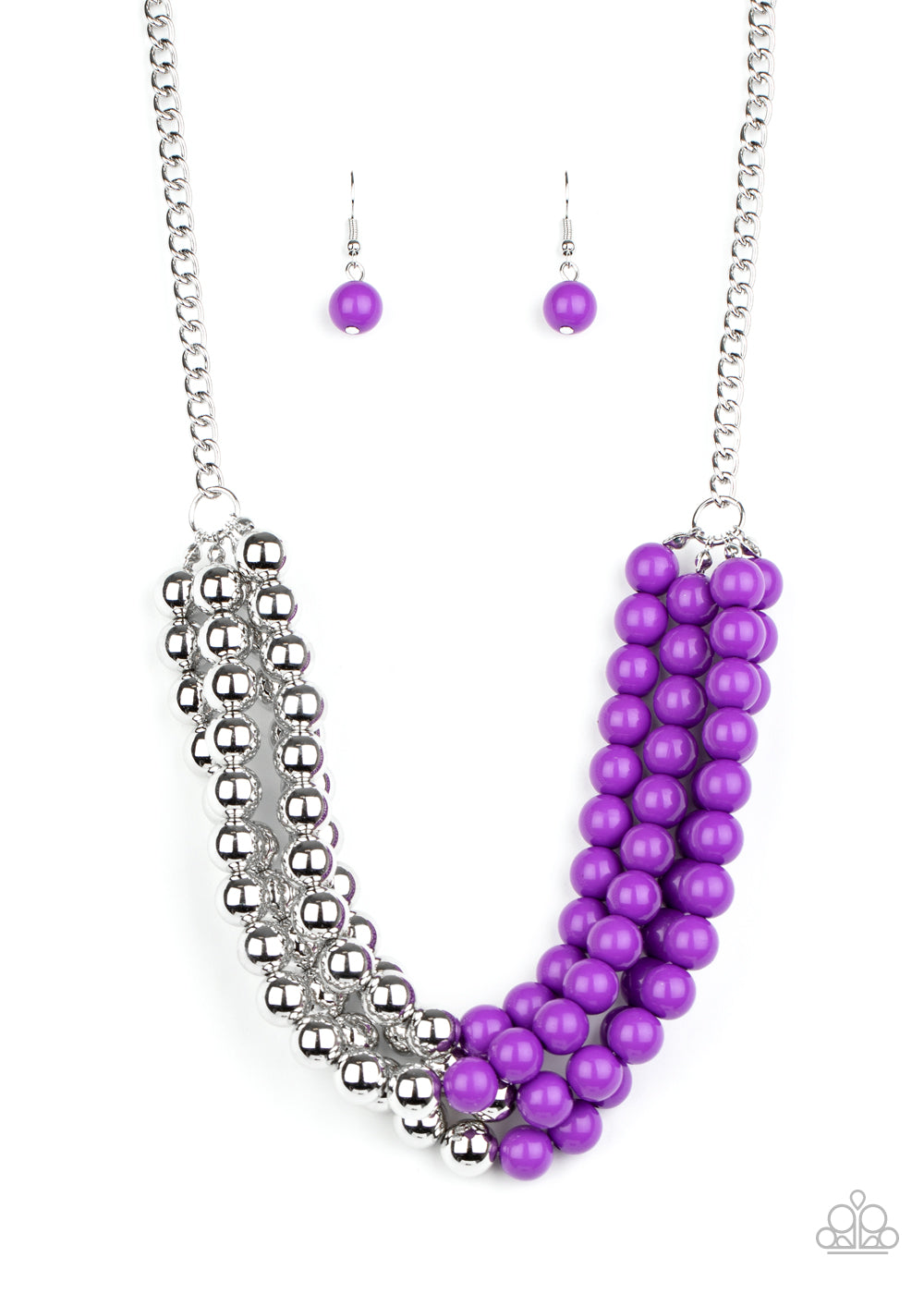 Paparazzi- Layer After Layer - Purple Necklace