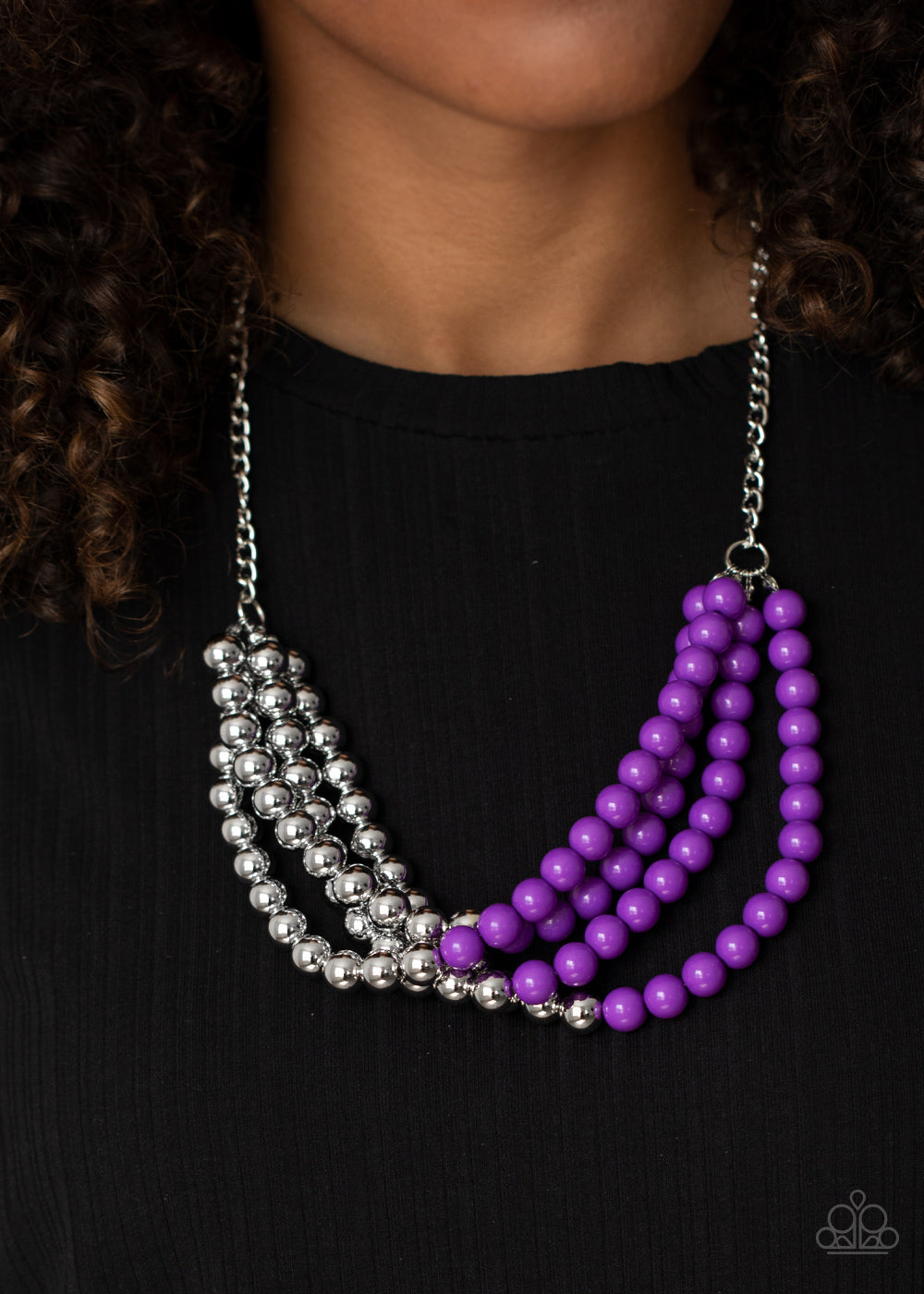Paparazzi- Layer After Layer - Purple Necklace