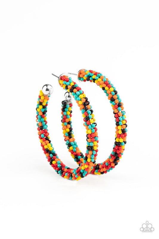 Paparazzi - BEAD My Lips! - Multi Earrings