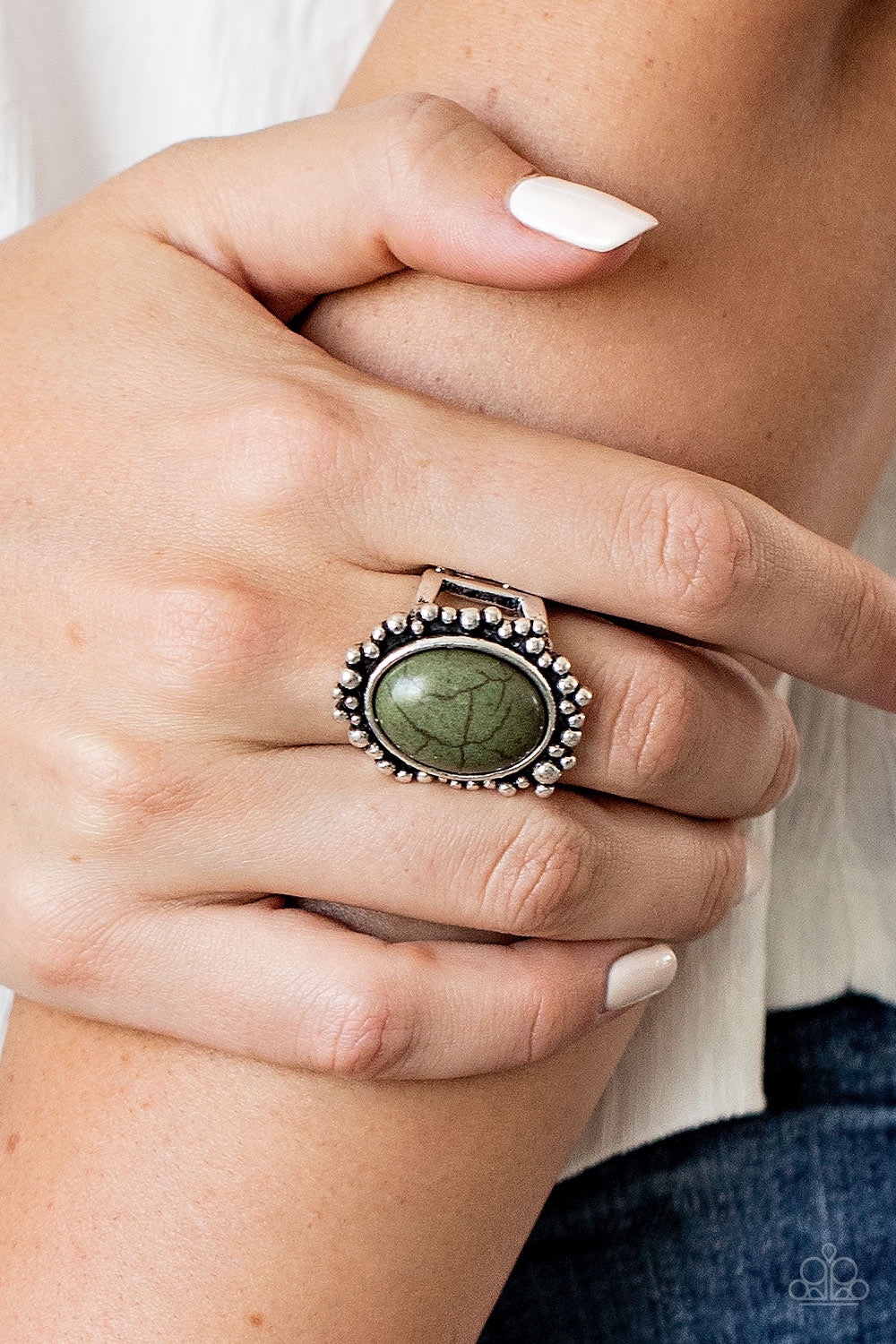 Paparazzi - Desert Mine - Green Ring