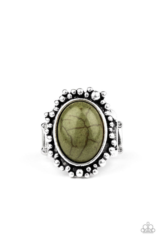 Paparazzi - Desert Mine - Green Ring