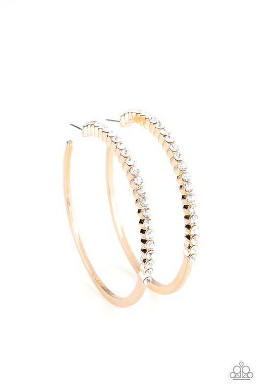 Paparazzi - Making Rounds - Gold Earrings