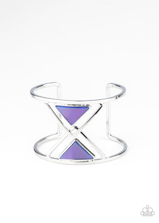 Paparazzi- Pyramid Palace - Blue Bracelet