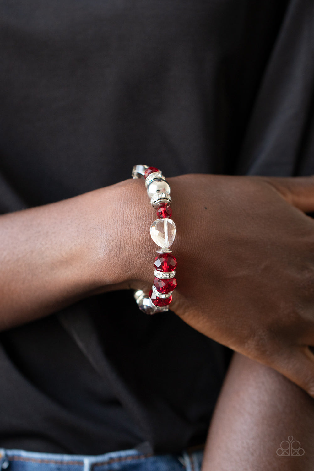 Paparazzi - Treat Yourself - Red Bracelet