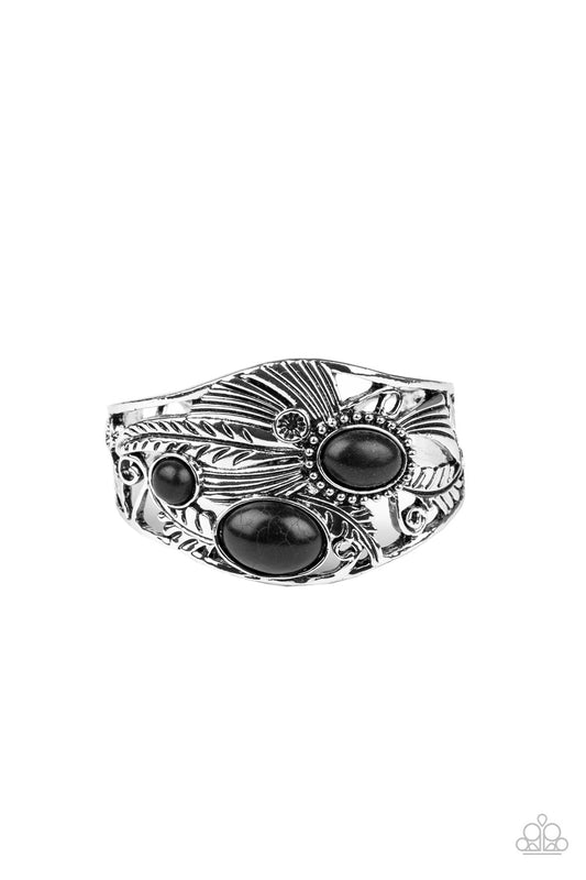 Paparazzi - Mojave Moods - Black Bracelet