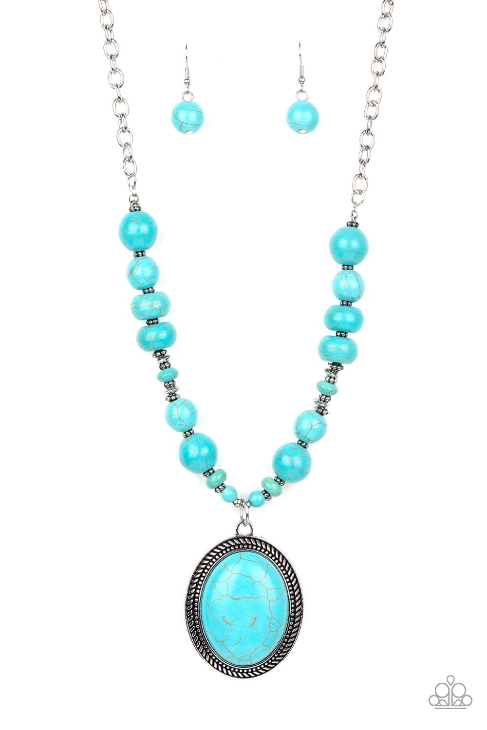 Paparazzi - Home Sweet HOMESTEAD - Blue Necklace