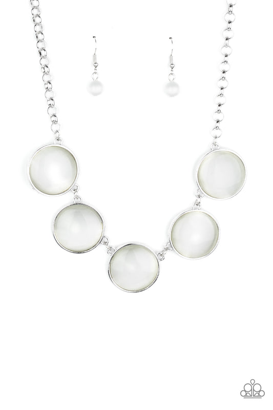 Paparazzi - Ethereal Escape - White Necklace