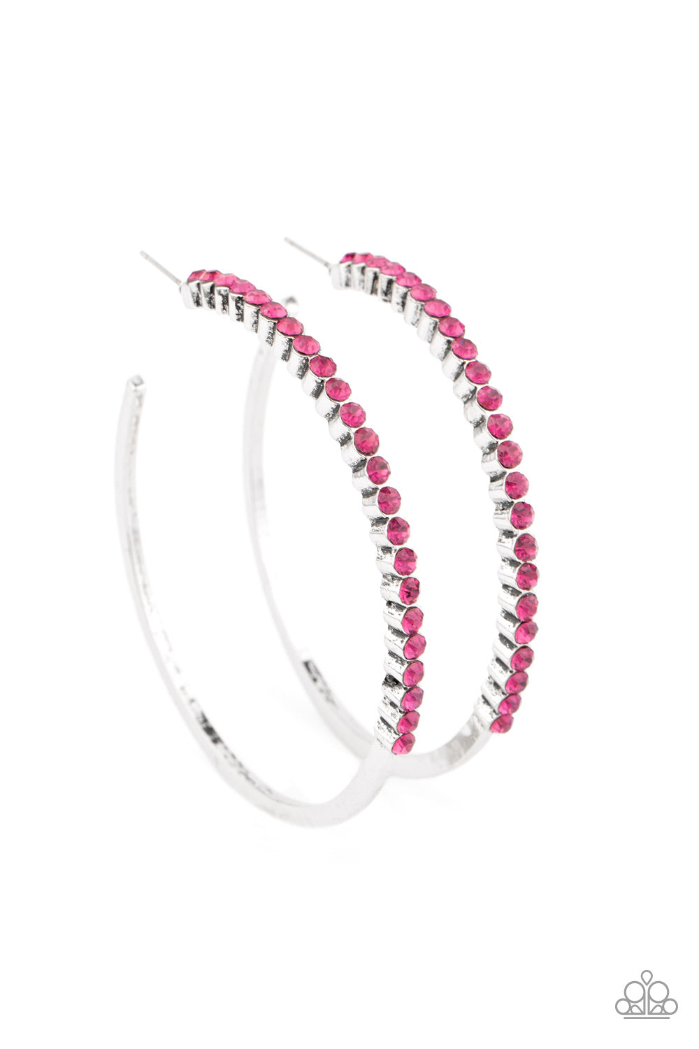 Paparazzi- Making Rounds - Pink Earrings