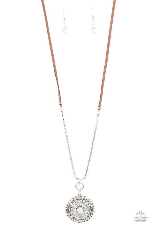 Paparazzi - Where No MANDALA Has Gone Before - White Necklace