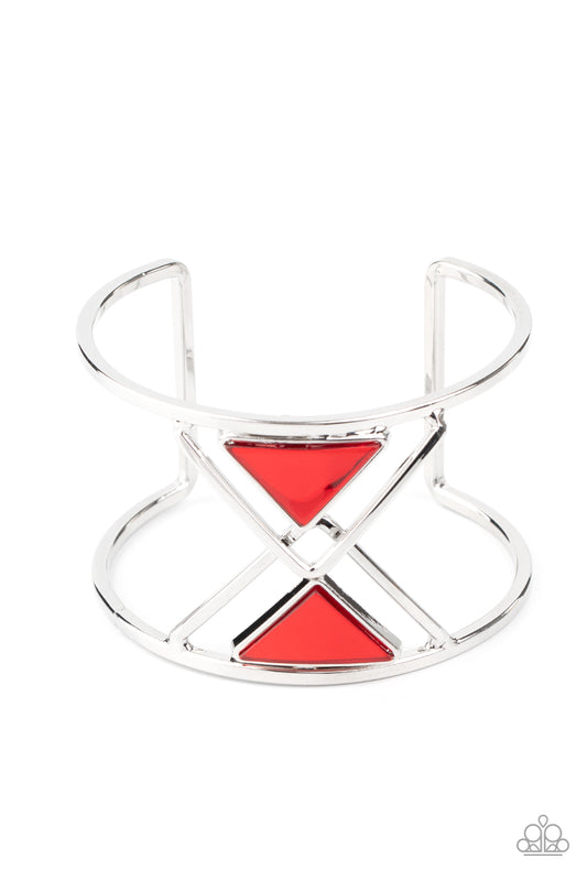 Paparazzi- Pyramid Palace - Red Bracelet