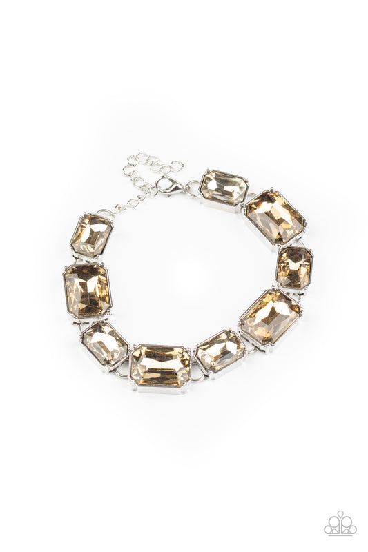 Paparazzi - After Hours - Brown Bracelet