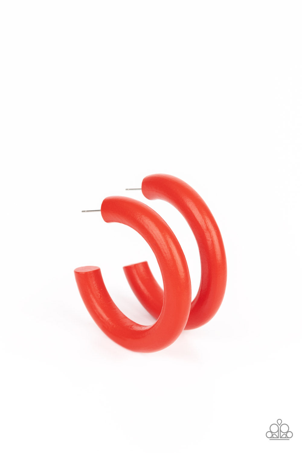 Paparazzi - Woodsy Wonder - Red Earrings