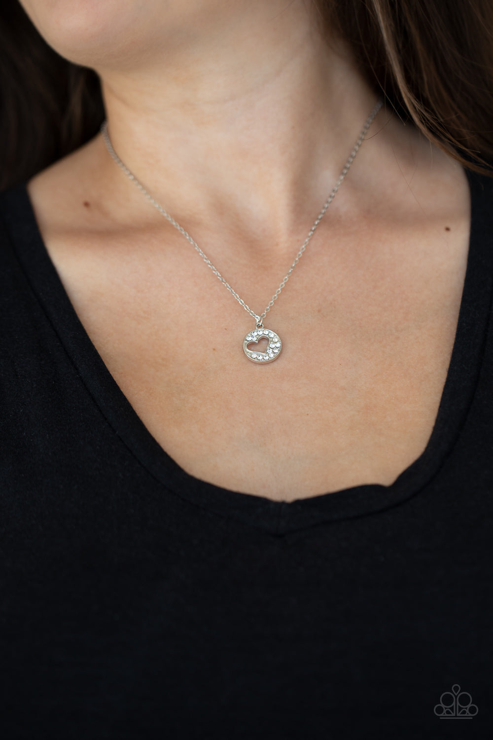 Paparazzi - Bare Your Heart - White Necklace